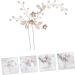 Angoily 1pc Handmade Hairpin U-shaped Hairpins Rhinestone u Rhinestone Hair Stick Heart Rhinestones Pearl Hair Pin Hanfu Hair Accessories Floral Hair Accessories Hair Dryer Vintage Bride - Buy Online on GoSupps.com