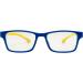 Buy LHSDMOAT Children's Blue Light Filter Glasses | Block Blue Light Rectangular Frame Gaming Glasses - Blue/Yellow - Buy Online on GoSupps.com