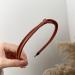 hgnxa Elegant PU Leather Headband for Casual Wear Women Hairhoop Fashion Headpieces Accessory Knotted Headband Hair Decors Milk tea color - Buy Online on GoSupps.com