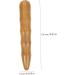 BCOATH Multi-Purpose Acupressure Stick & Face Massage Tools - 2 Piece Set for Neck & Shoulder Relief | Premium Wooden Roller - 11.5x1.5cm Light Brown - Buy Online on GoSupps.com