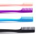 Dual Edge Eyebrow Brush and Comb Portable 2 In 1 Double Sided Eyelash Hairline Control Shaper Hair Brush Makeup Grooming Tool for Women Girls Pink - Buy Online on GoSupps.com