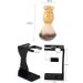 Beaupretty 3 Set Razor Kit - Black Shaving Brush Beard Brush & Stand for Men | Multi-Purpose Grooming Essentials - Buy Online on GoSupps.com