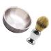 Wooneky 2 piece of impact bowl wet shaving tools wet shaving brush men shaving brush shaving brush shaving brush shaving brush bowl men razor shaving razor bowl wet rasier bowl