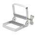Toothpaste Dispenser Aluminum Home Bathroom Tube Rolling Holder Squeezer/Toothpaste Dispenser Tube Push Squeezer Bathroom Home (Color : Silver)