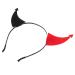 OATIPHO Devil Horns Headband Halloween Devil Hairband Animal Horns Hairband Ghost Hair Hoop Devil Costume for Fancy Dress Festival Cosplay Hairband Red Black