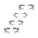 TOVINANNA 12 Pairs Halloween Eye Liner Stickers Halloween Eyes Decoration Cat Eyes Stickers Eyelash Strips Eyeshadow Stickers Eye Liner Stickers