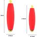 Dr.Fish 10 Pack Weighted Snap-on Fishing Bobbers | EVA Foam Corks | Bass Trout Crappie Panfish Floats | Red Yellow | 2-1/4 | Boat Fishing Essentials - Buy Online on GoSupps.com