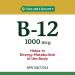 Nature's Bounty Vitamin B12 1000mcg 100 Tablets Helps the Body Metabolize Carbohydrates Fats and Proteins Helps in Normal Immune System Function and to Metabolize Energy Multi-colored (Packaging May Vary) - Buy Online on GoSupps.com