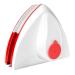 luxurious Magnetic Glass Window Cleaning Tool Water Discharge Double-Layer Wiper Household Special Window Cleaner for Home C Easy to Use White&red