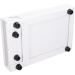 Premium Stainless Steel Coffee Knock Box - Durable Residue Powder Drawer for Home & Shop Use (White - Buy Online on GoSupps.com