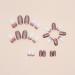 SINLOV Christmas Almond Fake Nails French Long Glitter Snowflake False Nails Maroon Glossy Press on Nails Ballerina Acrylic Full Cover Fake Nail for Women and Girls - Buy Online on GoSupps.com