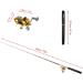 Lixada Mini Telescopic Fishing Rod Combo Set - Portable Pocket Pen Fishing Pole with Reel - Black - International Shipping Available - Buy Online on GoSupps.com