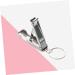POPETPOP Stainless Steel Bottle Opener Folding Nail Clipper Key Chain Stainless Steel Stainless Steel Keychain - Buy Online on GoSupps.com