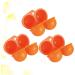 Angoily 6 Pcs Outdoor Egg Container Eggs Egg Holder Fridge Containers Portable Egg Case Refrigerator Mustard - Buy Online on GoSupps.com