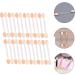 WOONEKY 50pcs Two-color Eyeshadow Brush Eye Shadow Brush Comestic Tools Plastic Handle White - Buy Online on GoSupps.com