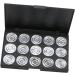 OHPHCALL 2pcs 15 Empty Cosmetic Empty Eyeshadow Case Empty Makeup Travel Makeup Case Estuche De Maquillaje mediumx2pcs Silverx2pcs - Buy Online on GoSupps.com