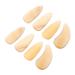 POPETPOP 8 Pcs Guzheng nail pieces Finger Picks music Finger Nail Protectors lute instrument thumb picks fake nails for kids Protective Guzheng Fake Nails child horns guqin 2.5X1.2X0.1CM Light Yellow 02