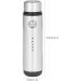 Portable Mini Electric Shaver for Men - USB Power Close Shave & Flannel Bag Included - ABS Stainless Steel (Silver - Buy Online on GoSupps.com