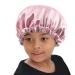 ELIHAIR Kids Satin Bonnet - Adjustable Sleeping Cap for Natural Hair - Reversible Pink/Purple - One Size - Teens, Toddlers, Children, Babies - Buy Online on GoSupps.com