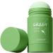 Green Mask Stick | Green Stick Blackhead | Masque l'argile purifiant en forme de stylo | Hydratant | Clarification de l'acn et dissolvant de points noirs pour peau pure en profondeur | Cleansstick