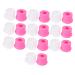 Beaupretty Cleanser Nails nail clips gel removal finger clips gel remover gel nail remover clips soak off clip caps polish remover cleaner nails gel nail soaker covers Brightener Nail 4X2.5X2.5CM Pink