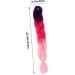 minkissy Pre Stretched Braiding Hair Gradient Color Braid Purple Hair Extensions Big Braid Fake Braid Headwear Hair Extensions for Colored Hair Extensions Braid Hair Extension Ponytail Wig - Buy Online on GoSupps.com