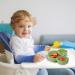 Vicloon Baby Suction Plate - Non Slip Silicone Toddler Plate for Self Feeding Training - Green Divided Plate for Highchairs Trays - Buy Online on GoSupps.com