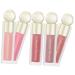 CANIGHT 5pcs Blush Makeup Face Sheer Flush Creamy Eyeshadow Facial Beauty Cosmetic Pigment Pigment