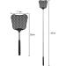Extendable Fly Swatter 3 Pcs Durable Heavy Duty Plastic Manual Swat Pest Swatter with Extendable Stainless Steel Handle for Office Home School Swat Pest Fly(Black Red Blue) - Buy Online on GoSupps.com