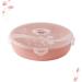 KICHOUSE Appetizer Tray Dried Fruit Snack Tray with Lid Fruit Bowl Candy Containers with Lids Food Trays 28.5*7.3cm Pink - Buy Online on GoSupps.com