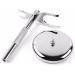 Shop Lefeda Simply Men's Shaving Brush - Stylish Silver Stainless Steel Holder Portable 2.9x6 Inches - Ideal for International Shipping - Buy Online on GoSupps.com