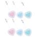 6pcs Phone Screen Wiper Cell Phone Cleaner Screen Wipes Screen Brush for Phone Eyeglass Cleaner Screen Cleaner Wipe Cleaning Cloths Glass Cleaning Wipe Pp+Silicone Tablet Pendant