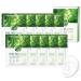 Enough PRO Mask 10pcs/box - High Premium Face Mask Pack Hydrating Sheet Masks with Plant Extracts 0.88 oz / 25g Each - 10 Pack (Pure Tree Balancing 1 Count (Pack of 10)) 1 Count (Pack of 10) Pure Tree Balancing Calming