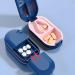 MINAYANLEO Small Pill Cutter - Portable 2-in-1 Tablet Dispenser and Splitter for Vitamin Medicine - Cut Small and Large Pills with Ease - Buy Online on GoSupps.com