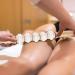 Wooden Fascia Roller - Anti-Cellulite Massage Device for Body Shape & Muscle Relaxation | Gua Sha Massage Roller with Handle - Buy Online on GoSupps.com