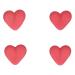 FunCakes Red Heart Sugar Decorations - Set of 8 | Perfect for Cakes Cupcakes & Baking | International Shipping Available - Buy Online on GoSupps.com