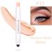 Go Ho Matte Cream-to-Powder Eyeshadow Stick 2 in 1 Pencil Crayon Eye Brightener - Waterproof, Smooth Application - 12 Desert Flesh - Buy Online on GoSupps.com