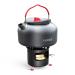 Alocs Camping Kettle, Premium Portable Ultra Outdoor Camping Tea Kettle Compact Lightweight Coffee Pot Alcohol Stove Tea Set