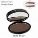 Perfect Eyebrows Made Easy: Waterproof Eyebrow Stamp Kit - Dark Gray & Light Brown - Simple Application & Long-Lasting Hold - Buy Online on GoSupps.com