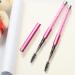 HESSION Eyelashes Comb Curlers Makeup Brush Mascara Brush Make Up Wands Eyebrow Brush with Cap Travel Accessories (HOT PINK) - Buy Online on GoSupps.com