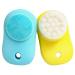FRCOLOR 2pcs Double Sided Facial Cleansing Brush Face Cleansing Brush Face Brush Pore Cleansing Brush Facial Brush Hand Tool Face Cleansing Tool Face Wash Miss Portable