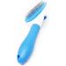 Dog Cat Rabbit Hair Slicker Brush Combs Accessories for Grooming Suitable for Shorter Hair for Cleaning and Loosening Pet Fur and Dirt With a One-Key Hair Removal Comb Function. fine needle Blue - Buy Online on GoSupps.com