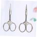 Balacoo 6 Pcs Eyelash & Hair Trimmer Set for Men - Safe Straight Tip Scissors for Eyebrows & Nose Hair - 9.2x4.5cm - Buy Online on GoSupps.com