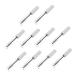Angoily 10pcs Eyelash Tube Eyelash Growth Tubes oil Empty Tube Clear Eyelash Mascara Plastic White