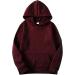 Winter Fleece Men's Sweatshirt and Sweatpants Set - Wine | Hoodie Joggers Tracksuit | Size Large - Buy Online on GoSupps.com