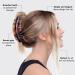 Kitsch Large Hair Clips for Women - Jumbo Dome Claw Clips for Thick Hair (2pc Tortoise&Black) - Buy Online on GoSupps.com