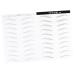 BIUDECO 2 Pairs Makeup Supplies Artificial Eyebrow Patch Eyebrow Stickers Makeup Tools Water Proof 6d