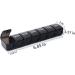 2 PCS Small Weekly Pill Organizer - Pocket Daily Pill Case for Vitamins Supplements & Fish Oil - 7 Days Black Planner - Buy Online on GoSupps.com