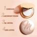 Golden Diamond Face Powder Golden Face Powder Diamond Face Powder Lightweight Setting Makeup Powder Waterproof Lasting Concealer & Brightens & Oil Controls (#02 Pearlescent) - Buy Online on GoSupps.com