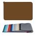 AUDWUD Silicone waterproof dog and cat pet feeding mat anti-slip pet bowl mat pet feeding mat 47x30 cm brown